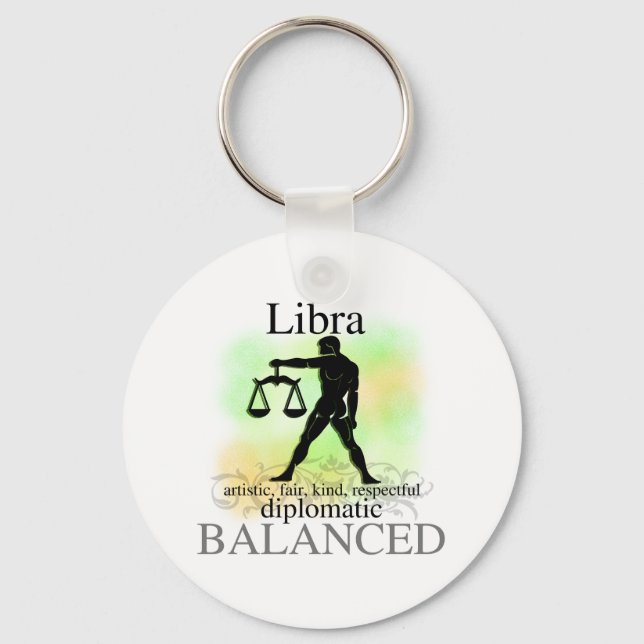 Libra About You Keychain (Front)