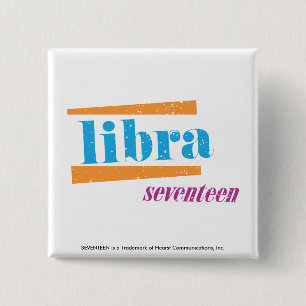 Libra Aqua 2 Inch Square Button
