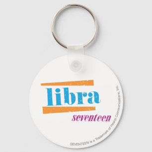 Libra Aqua Keychain