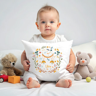 Libra Baby - Harmonious Haven Nursery Throw Pillow