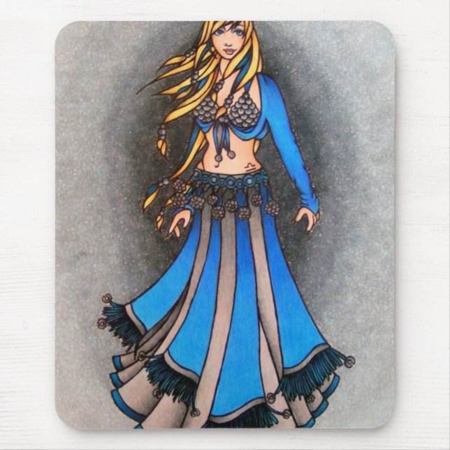 Libra Belly Dancer Mouse Pad (Front)