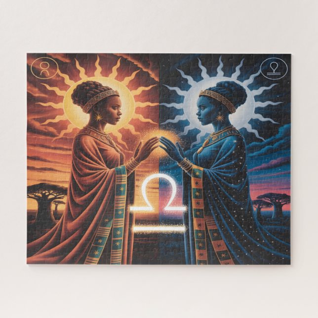 Libra Céleste Soeurs Jigsaw Puzzle (Horizontal)