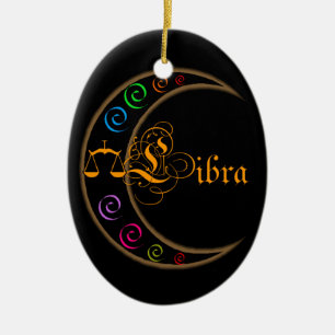 Libra Ceramic Ornament