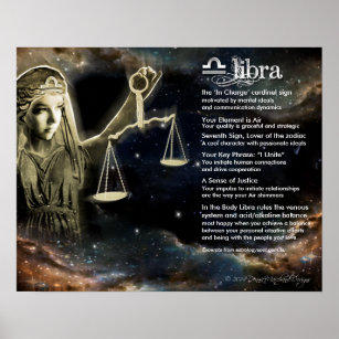 Libra Characteristics Poster