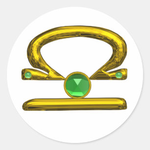 LIBRA CLASSIC ROUND STICKER