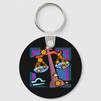 Libra Composition Keychain