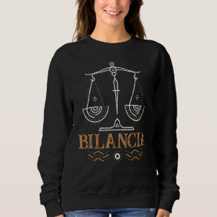 Libra Constellation Bi Zodiac Sign Sweatshirt