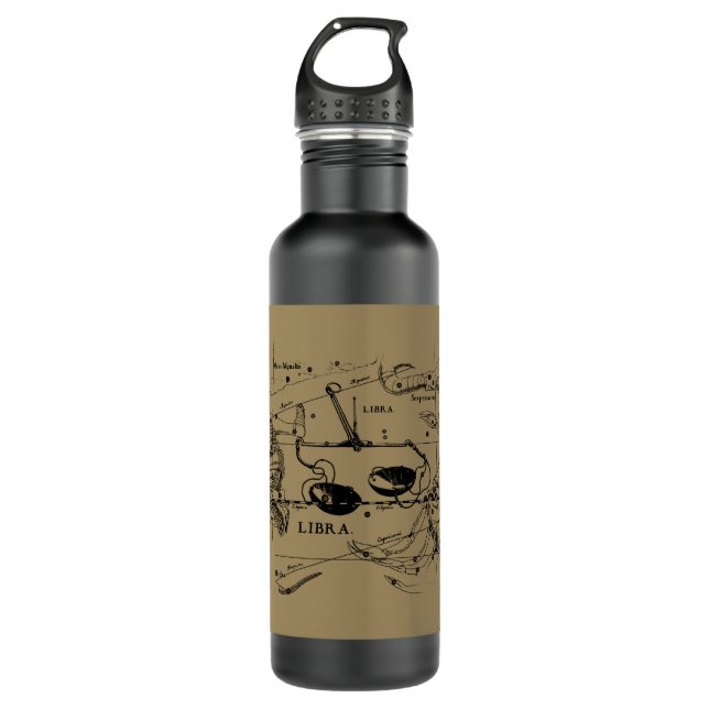 Libra Constellation Hevelius 1690 Sept23 - Oct22 710 Ml Water Bottle (Front)