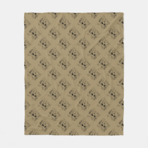 Libra Constellation Map Hevelius 1690 Sept Oct Fleece Blanket