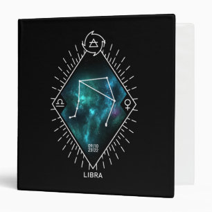 Libra Constellation & Zodiac Symbol Binder