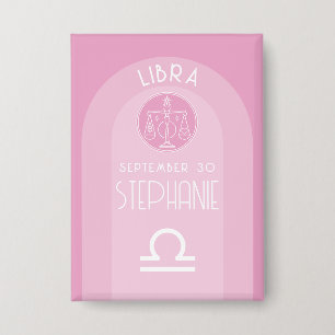 Libra Custom Birthdate - Zodiac - Modern Design
