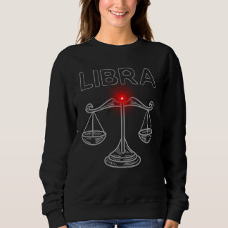 Libra Dark Astrology | Minimal Occult Zodiac Sweatshirt