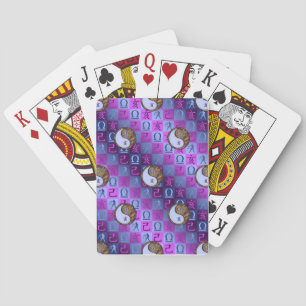 Libra & Earth Boar Playing Cards