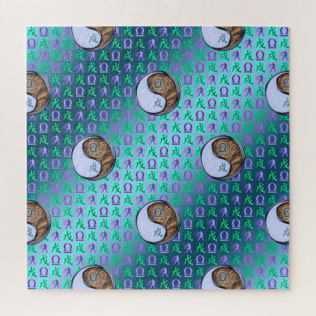 Libra & Earth Dog Jigsaw Puzzle (Vertical)