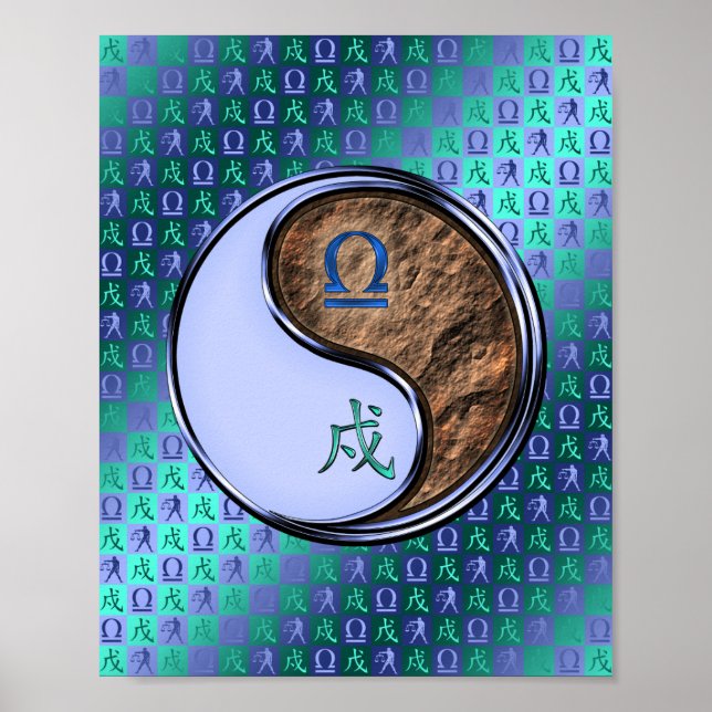 Libra & Earth Dog Poster (Front)
