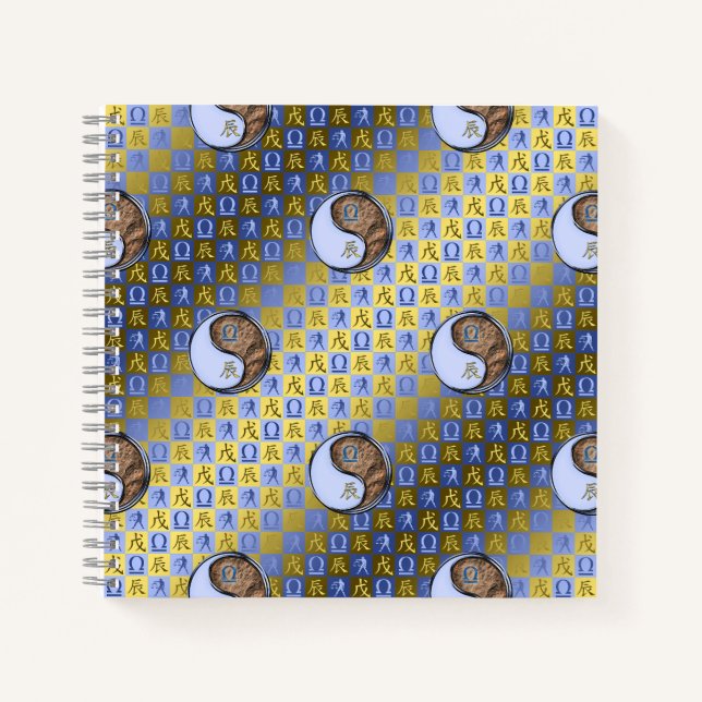 Libra & Earth Dragon Notebook (Front)