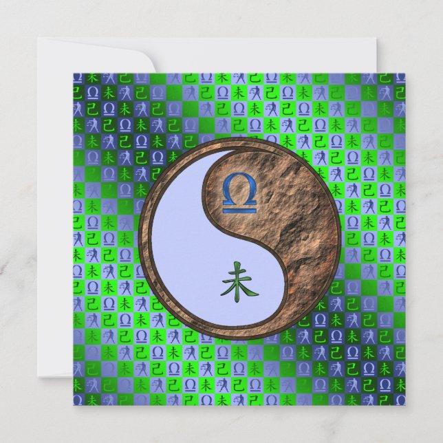 Libra & Earth Goat Card (Front)