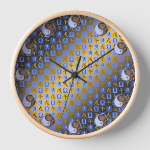 Libra & Earth Horse Clock