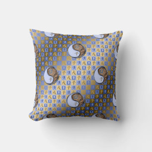 Libra & Earth Rat Throw Pillow