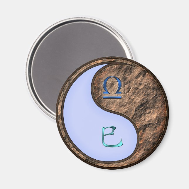 Libra & Earth Snake Magnet (Front/Back)