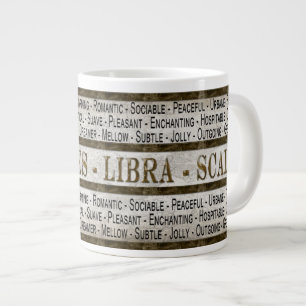 LIBRA - ÉCHELLES - CAFÉ/SOUPE/JUMBO MUG - TEXTE