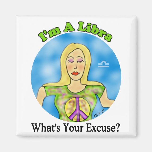 Libra Excuse Magnet (Devant)