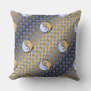 Libra & Fire Horse Throw Pillow