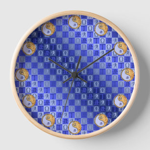 Libra & Fire Ox Clock