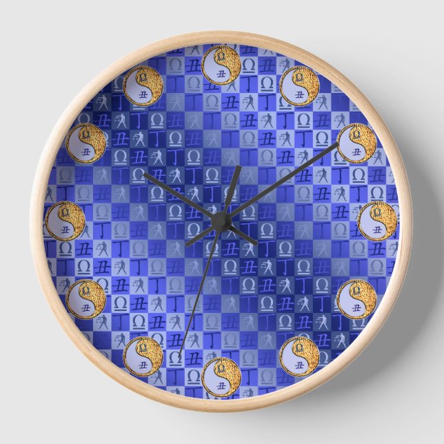 Libra & Fire Ox Clock (Front)