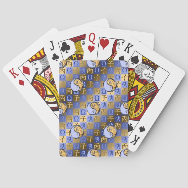 Libra & Fire Rat Playing Cards (Back)