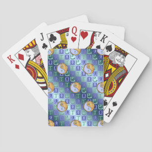 Libra & Fire Snake Playing Cards