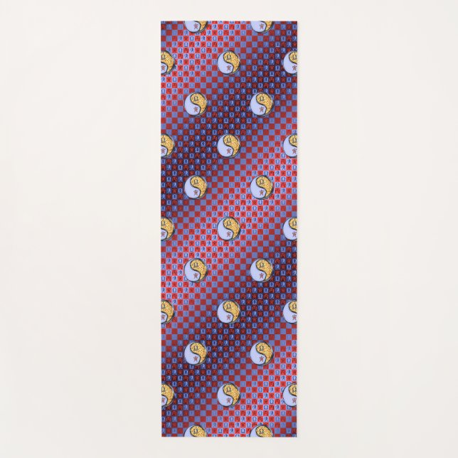 Libra & Fire Tiger Yoga Mat (Front)