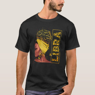 Libra Girl Birthday Leopard Melanin Afro Black Que T-Shirt