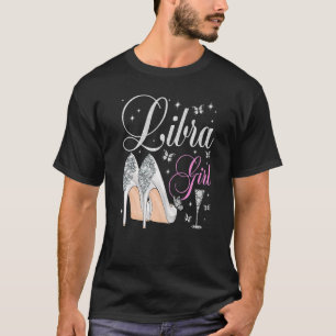 Libra Girl September October Birthday Party Zodiac T-Shirt