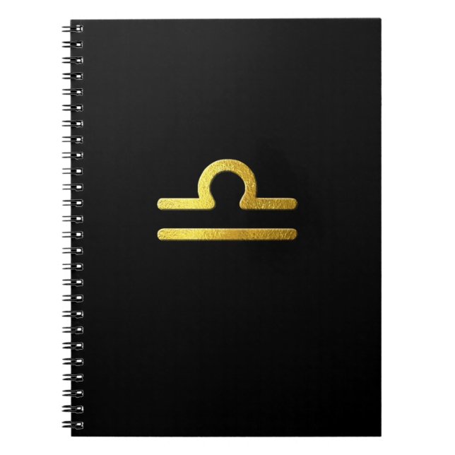 Libra Gold Notebook (Front)