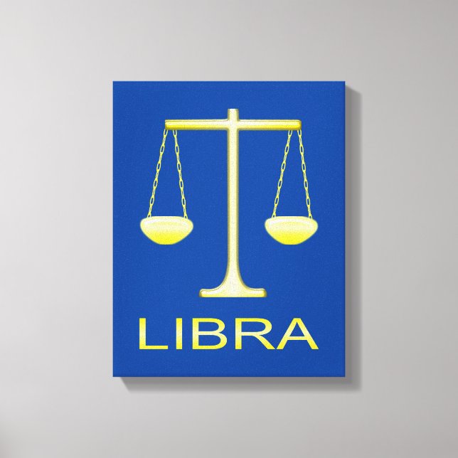Libra Golden Scales Star Sign (Front)