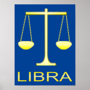 Libra Golden Scales Star Sign