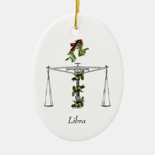 Libra Holiday Ornament