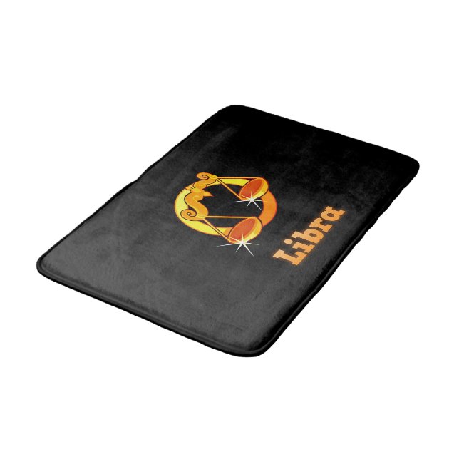 Libra illustration bath mat (Angled)