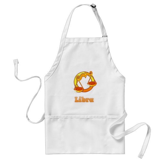 Libra illustration standard apron (Front)
