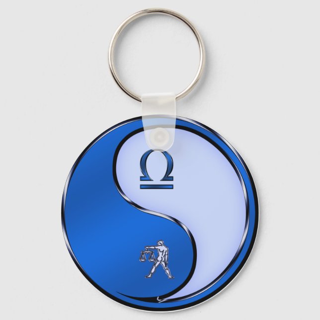 Libra Keychain (Back)