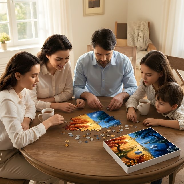 Libra Lake Equinox 110-Piece Jigsaw Puzzle (Creator Uploaded)