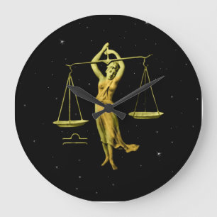 LIBRA LARGE CLOCK