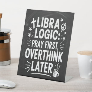 Libra Logic: Pray First, Overthink Later Sign