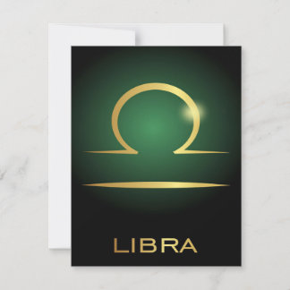 Libra Lover Gift | Vintage Libra Zodiac Lover Gift Invitation