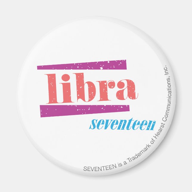 Libra LtPink Magnet (Front)