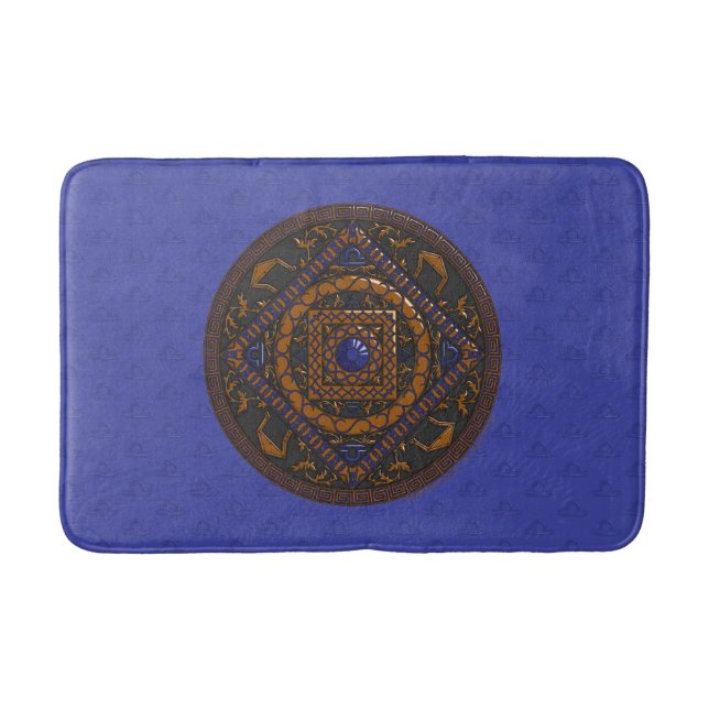 Libra Mandala Bath Mat (Front)