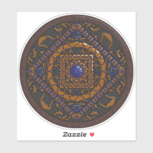 Libra Mandala Contour Sticker