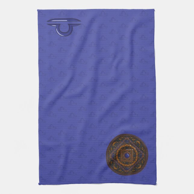 Libra Mandala Hand Towel (Vertical)