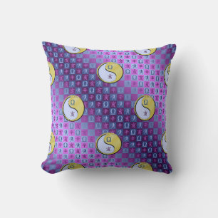Libra & Metal Boar Throw Pillow